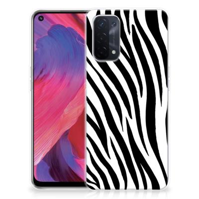 OPPO A74 5G | A54 5G | TPU Hoesje | Zebra