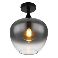 Globo Zwarte plafondlampMaxy enkel Ø 24cm - 15548D
