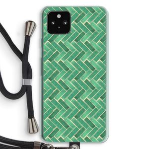 Moroccan tiles 2: Pixel 5a 5G Transparant Hoesje met koord