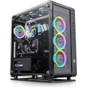 Thermaltake Core P6 Tempered Glass Mid Tower Midi Tower Zwart