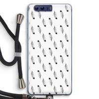 Pluimen: Honor 9 Transparant Hoesje met koord