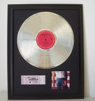 Platina plaat Bruce Springsteen - Born in the Usa