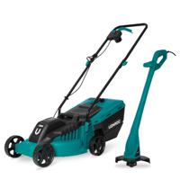 VONROC Grasmaaier 1300W 32cm maaibreedte - Grastrimmer 300W – Ø230mm maaidiameter - Complete set!