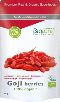 Biotona Superfoods Goji Berries Vruchten 250gr Biotona Superfoods Goji Berries Vruchten 250gr