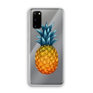 Grote ananas: Samsung Galaxy S20 Transparant Hoesje