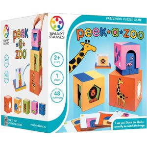 SmartGames Peek-A-Zoo leerspel Nederlands, 1 speler, Vanaf 2 jaar