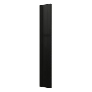 Designradiator Plieger Cavallino Retto Dubbel 905 Watt Middenaansluiting 200x29,8 cm Antraciet Metallic