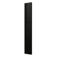 Designradiator Plieger Cavallino Retto Dubbel 905 Watt Middenaansluiting 200x29,8 cm Antraciet Metallic