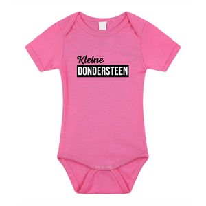 Kleine dondersteen cadeau baby rompertje roze meisjes