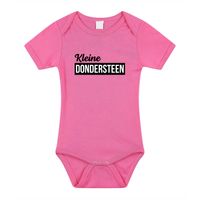 Kleine dondersteen cadeau baby rompertje roze meisjes - thumbnail