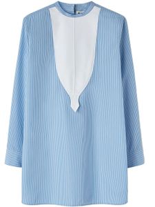 Jil Sander blouse en popeline de coton - Bleu