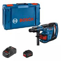 Bosch Blauw GBH 18V-40 C Accu Boorhamer BITURBO | SDS-max | 2 x 5,5 Ah accu + snellader | In XL-Boxx 0611917103 - thumbnail