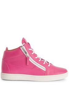 Giuseppe Zanotti baskets montantes Kriss en cuir - Rose