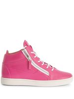 Giuseppe Zanotti baskets montantes Kriss en cuir - Rose - thumbnail