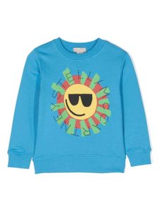 Stella McCartney Kids sweat à imprimé graphique - Bleu