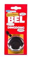 Fietsbel Ding-Dong NietVerkeerd ø60mm - chroom
