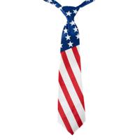 Carnaval verkleed Stropdas - vlag USA - Verenigde Staten - volwassenen - landen thema Carnaval verkleed Stropdas - vlag USA - Verenigde Staten - volwassenen - landen thema