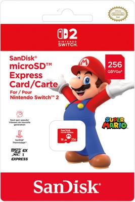 Nintendo Switch 2 SanDisk MicroSD 256GB Express