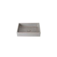 Ideavit Sol waskom - 41.5x28cm - rechthoek - beton 290336-D5