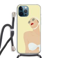 Summer: iPhone 12 Pro Max Transparant Hoesje met koord