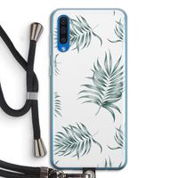 Simple leaves: Samsung Galaxy A50 Transparant Hoesje met koord
