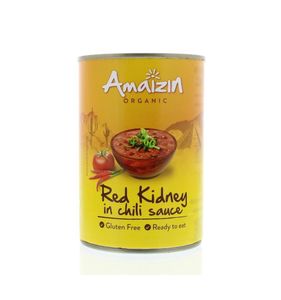 Rode kidneybonen in chilisaus bio