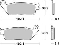 BREMBO Remblokken, voor de moto, Road Gesinterd Metaal 07HO30LA