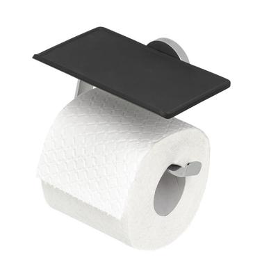Tiger Noon Toiletrolhouder - zonder klep - met planchet - chroom 1321730346
