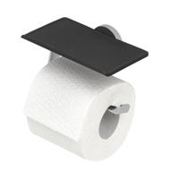 Tiger Noon Toiletrolhouder - zonder klep - met planchet - chroom 1321730346