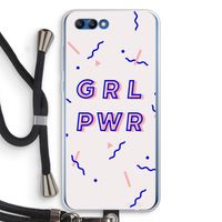 GRL PWR: Honor 10 Transparant Hoesje met koord