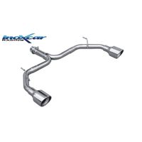 InoxCar uitlaat passend voor Alfa Romeo Giulietta 1750 Tbi 241pk QV 2014- 1x100mm X-Ra IXALGI08XR10