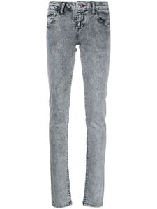 Philipp Plein jean skinny à taille mi-haute - Gris