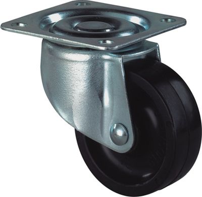 Kastzwenkrol zwart poly 50mm