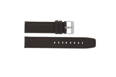 Horlogeband Universeel G373 Leder Bruin 20mm