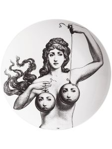 Fornasetti assiette décorative Tema e Variazioni No. 182 - Noir