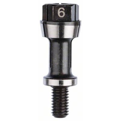 Spantang met spanmoer, 6 mm, geschikt voor GGS 16 Bosch Accessories 1608570043 Diameter 6 mm