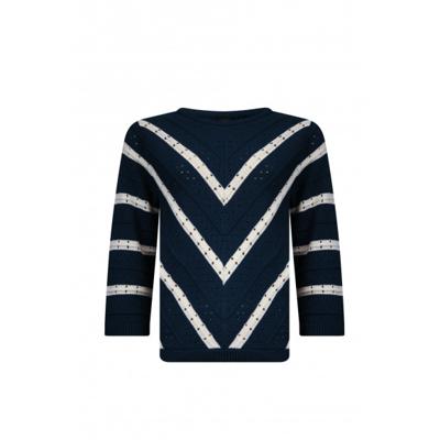 Poools - Blauw | Dames | Trui | Blauw | 46 | regular | Kamst mode