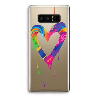 Melts My Heart: Samsung Galaxy Note 8 Transparant Hoesje