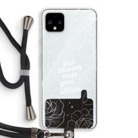 Good stories: Pixel 4 XL Transparant Hoesje met koord