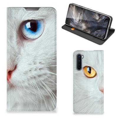 OnePlus Nord | Hoesje maken | Witte Kat