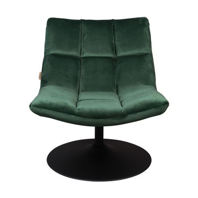 Dutchbone Bar fauteuil velvet Green