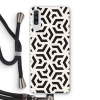 Crazy pattern: Samsung Galaxy A70 Transparant Hoesje met koord Crazy pattern: Samsung Galaxy A70 Transparant Hoesje met koord