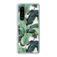 Bananenbladeren: Sony Xperia 5 III Transparant Hoesje