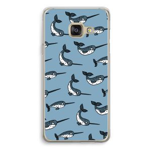 Narwhal: Samsung Galaxy A3 (2016) Transparant Hoesje