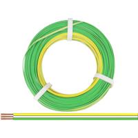 Donau Elektronik 318-354-50 Draad 3 x 0.14 mm² Geel, Wit, Groen 50 m - thumbnail