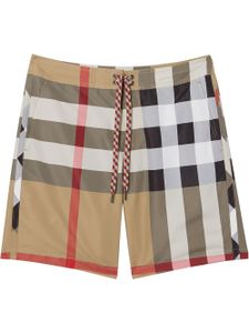 Burberry maillot de bain Exploded Check - Tons neutres