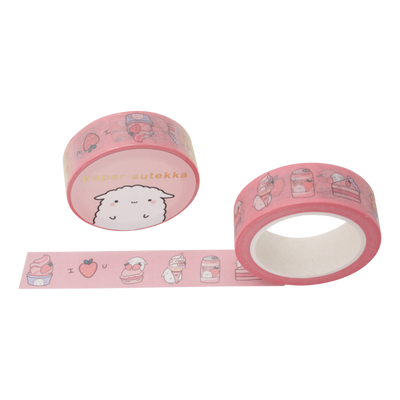 Washi Tape - Mochi Strawberry Desserts