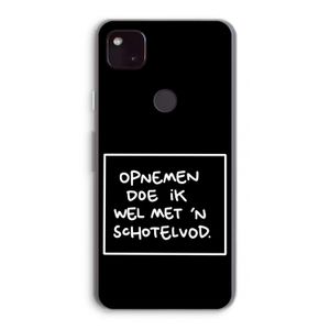 Schotelvod: Google Pixel 4a 5G Transparant Hoesje