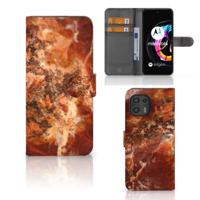 Motorola Edge 20 Lite | Bookcase | Marmer Bruin
