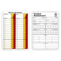 KNVB Notitiekaarten (50 stuks)